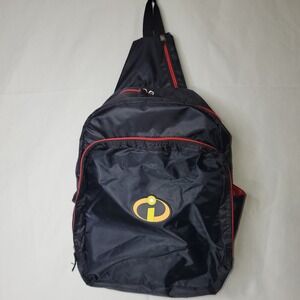 Mr Incredible Sling Bag Backpack Black/Red Incredibles Disney Pixar
